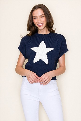 STAR SWEATER TOP